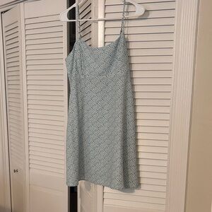 Altar'd State Blue and White Floral Dress